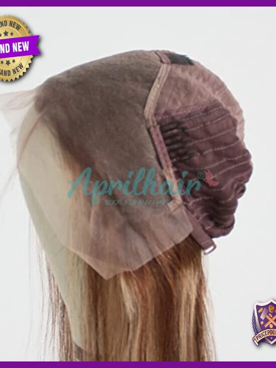 Glueless Lace Front Wig 16 Inch Brazilian Human Hair Straight 150% Density main image 5